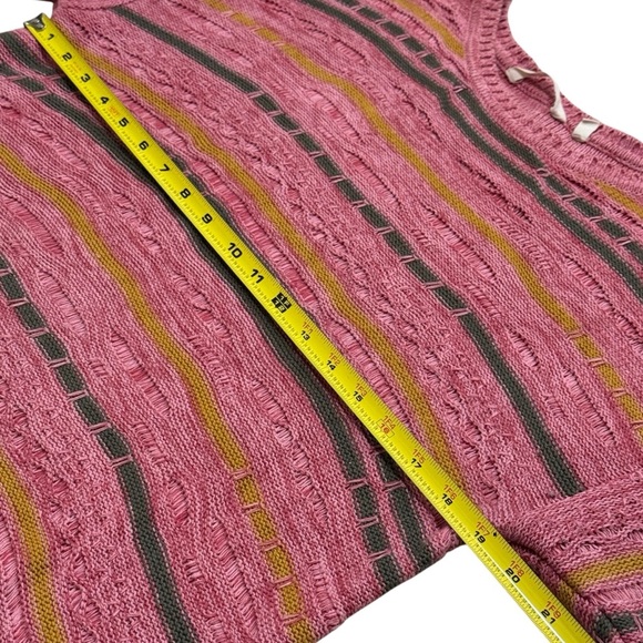 Soft Surroundings Lisabetta Sweater Knit Stripe Artsy Comfy Size M - Picture 8 of 9